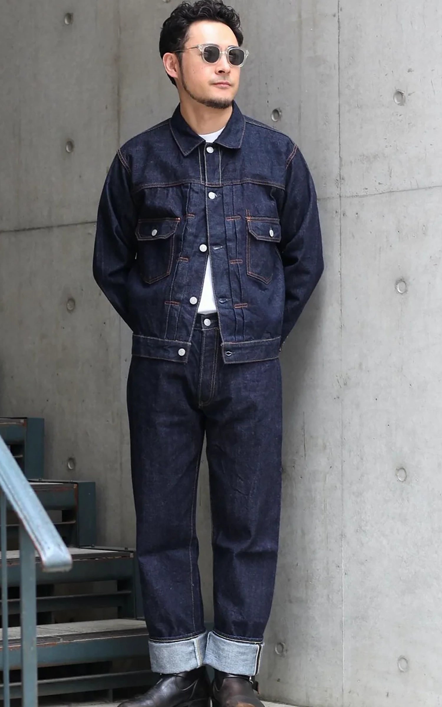 Pherrow's 521SW Straight Selvedge Jeans Indigo