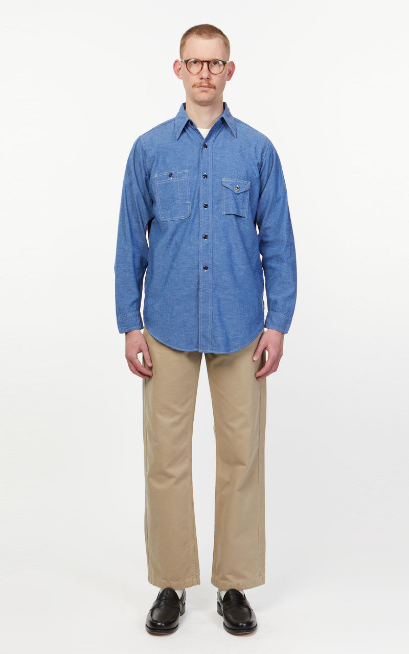 Anatomica Big Yank 1935 Shirt Blue