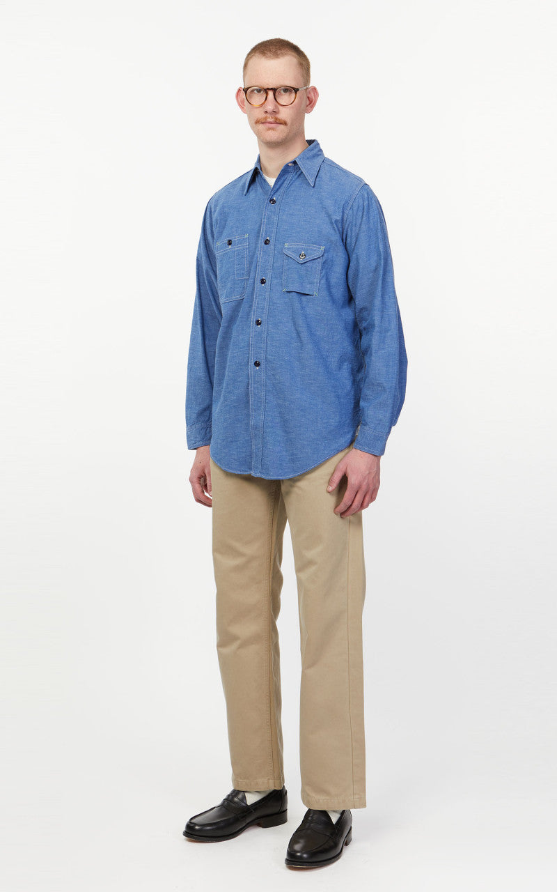 Anatomica Big Yank 1935 Shirt Blue