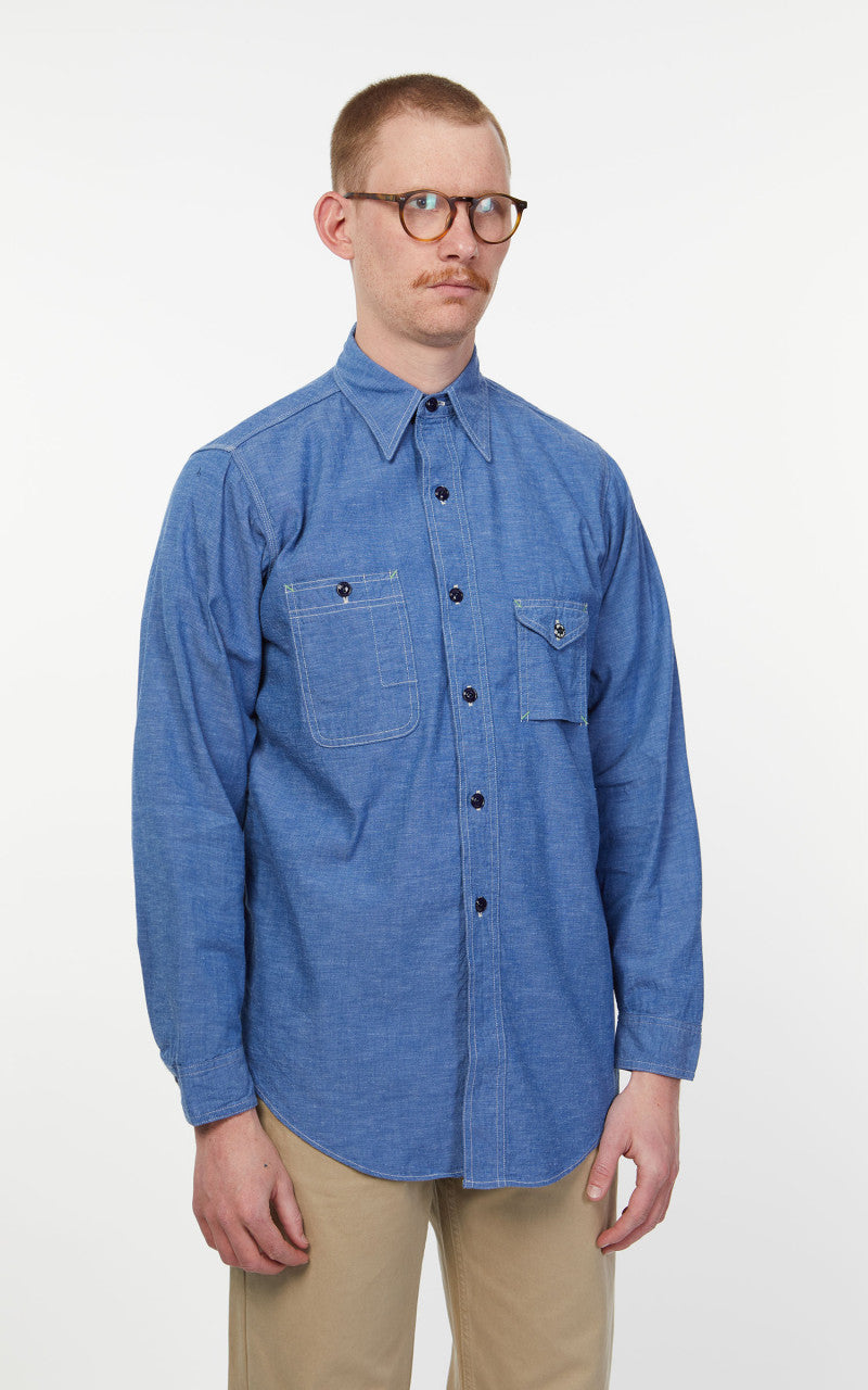 Anatomica Big Yank 1935 Shirt Blue