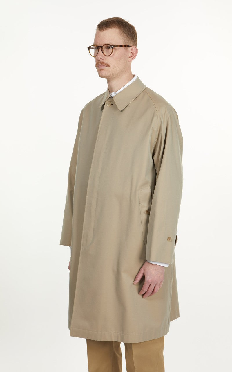 Anatomica Single Raglan I Coat Gabardine Beige