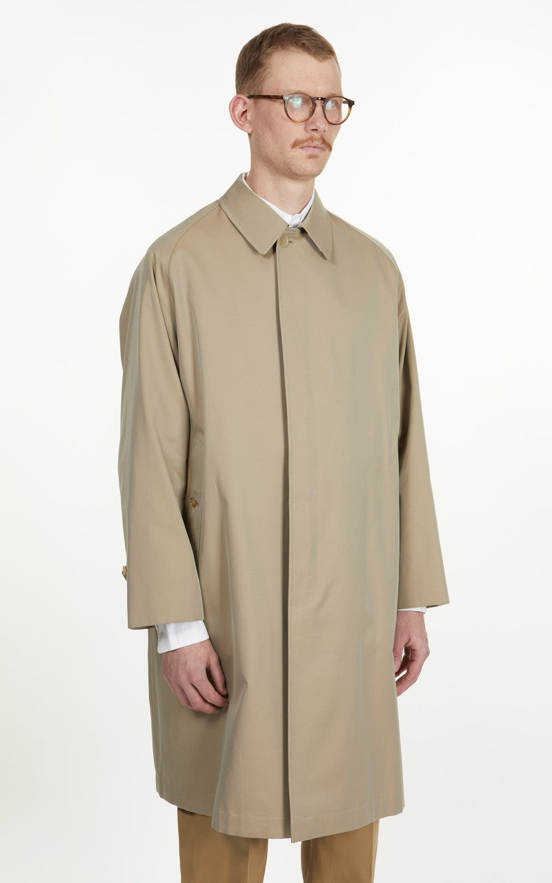 Anatomica Single Raglan I Coat Gabardine Beige