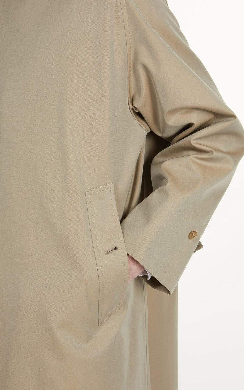 Anatomica Single Raglan I Coat Gabardine Beige
