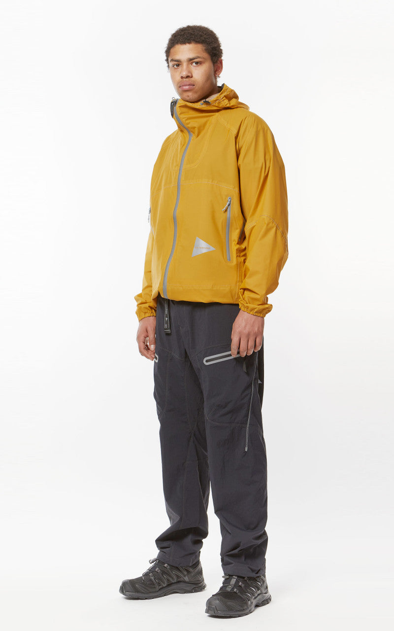 and wander 3L UL Rain Jacket Yellow
