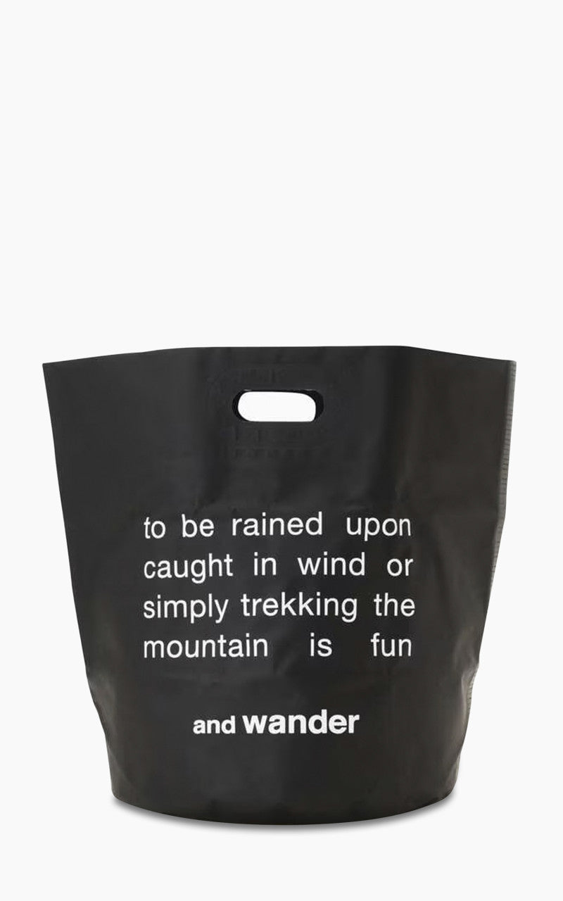 and wander Storage Bucket 35L Black