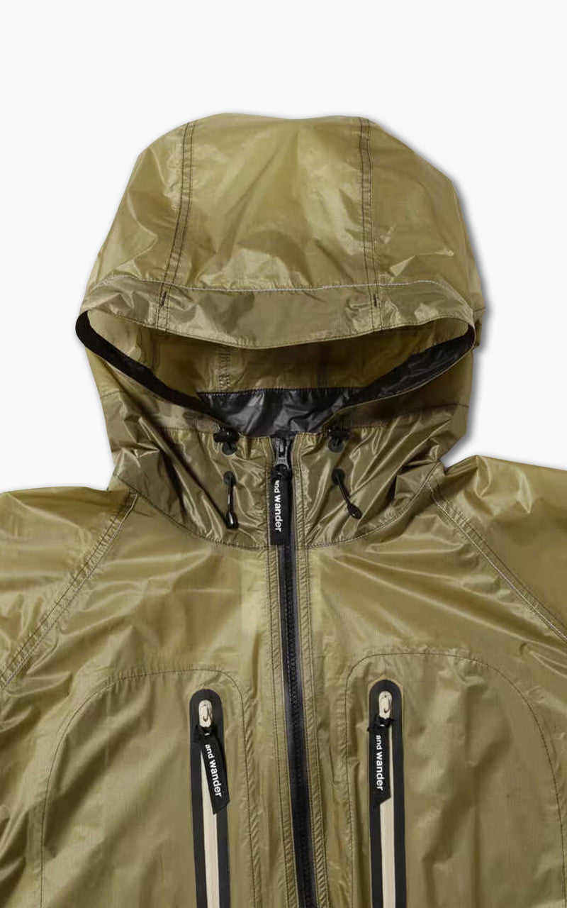 and wander Fly Rain Long Coat Beige