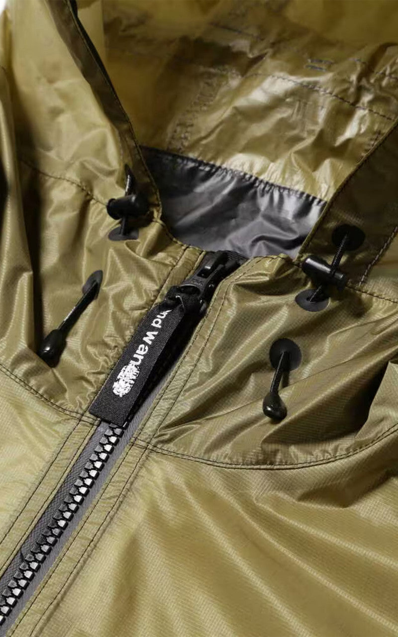 and wander Fly Rain Long Coat Beige