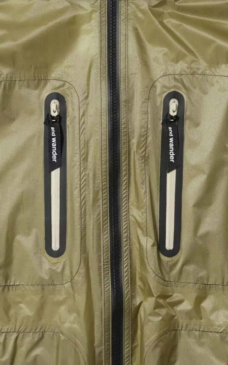 and wander Fly Rain Long Coat Beige