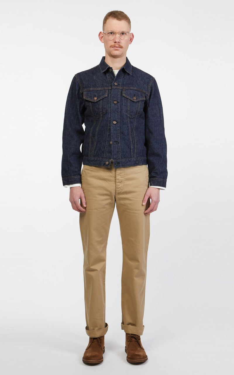 OrSlow 60s Type 3 Denim Jacket One Wash Indigo