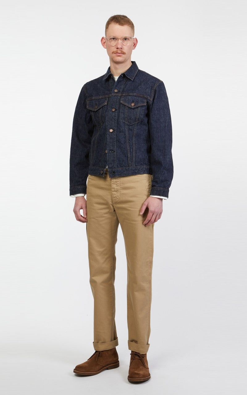 OrSlow 60s Type 3 Denim Jacket One Wash Indigo