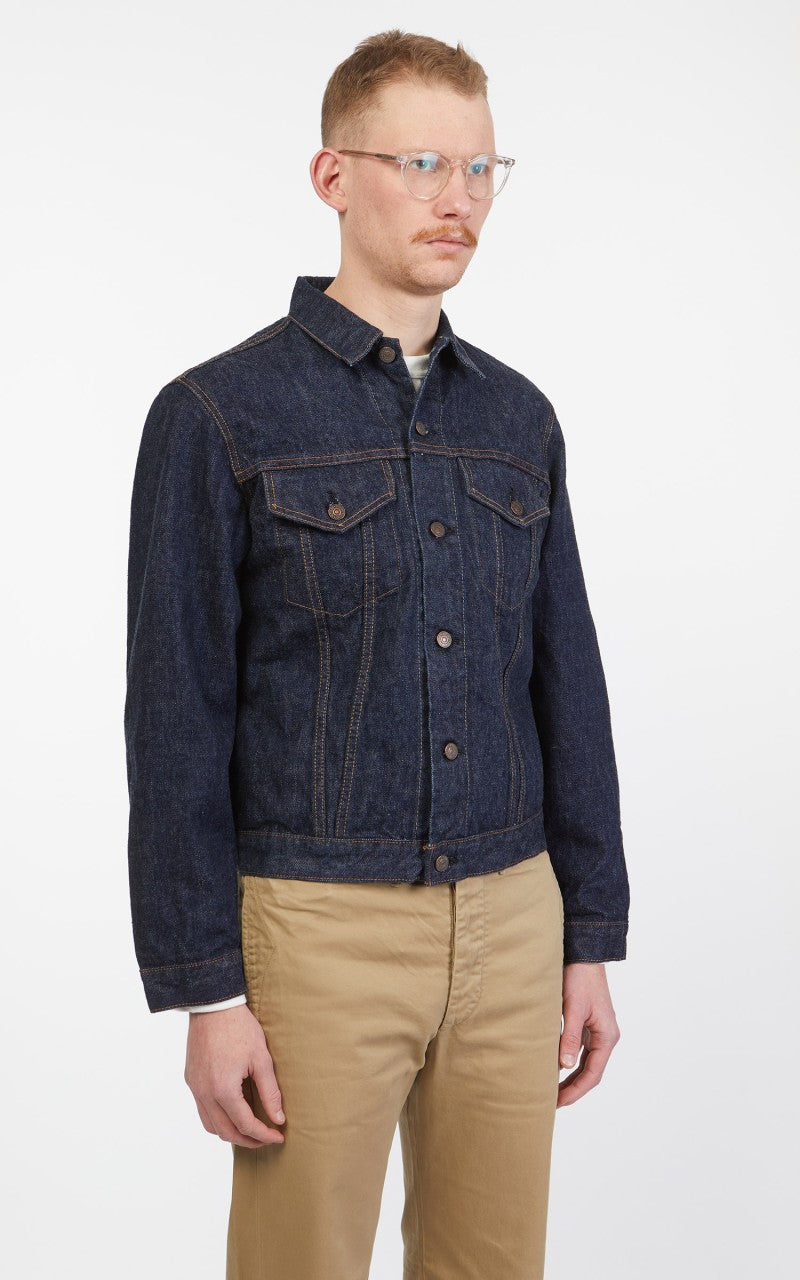 OrSlow 60s Type 3 Denim Jacket One Wash Indigo