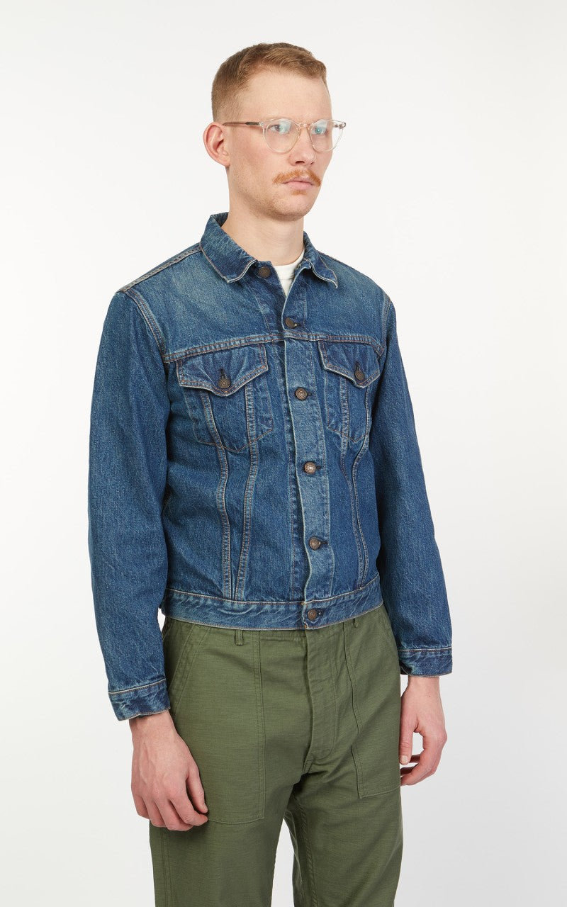 OrSlow 60s Type 3 Denim Jacket Used Indigo