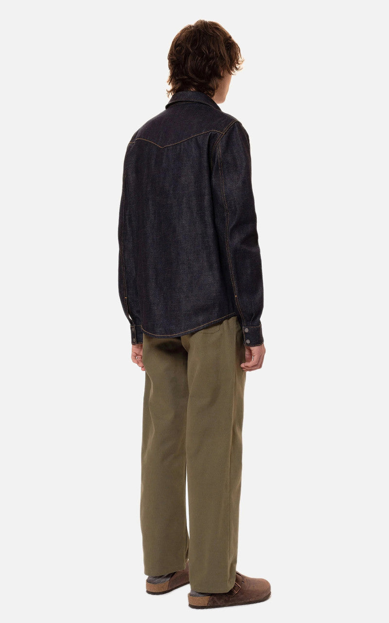 Nudie Jeans Jonas Denim Shirt Dry Ace Selvage