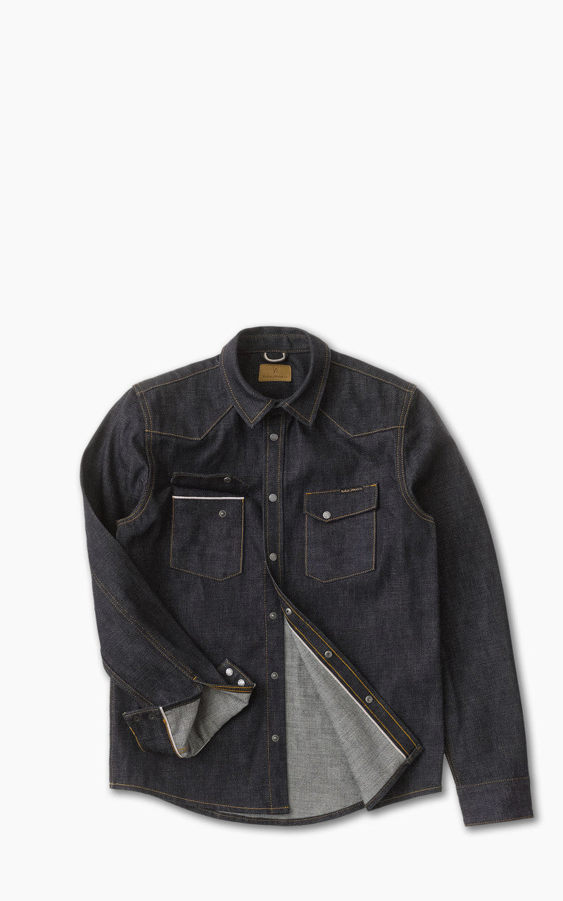 Nudie Jeans Jonas Denim Shirt Dry Ace Selvage