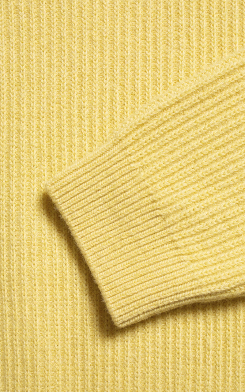 Nudie Jeans August Rib Wool Sweater Citra