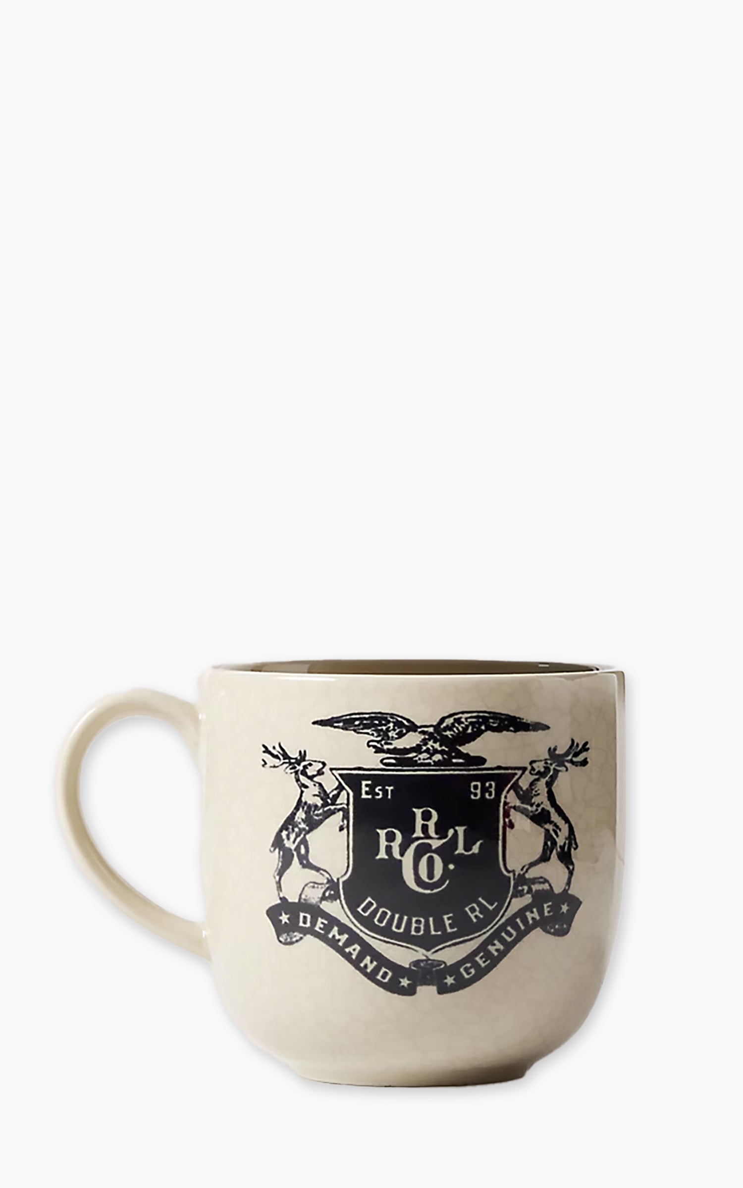 RRL Shield Mug Cream/Black
