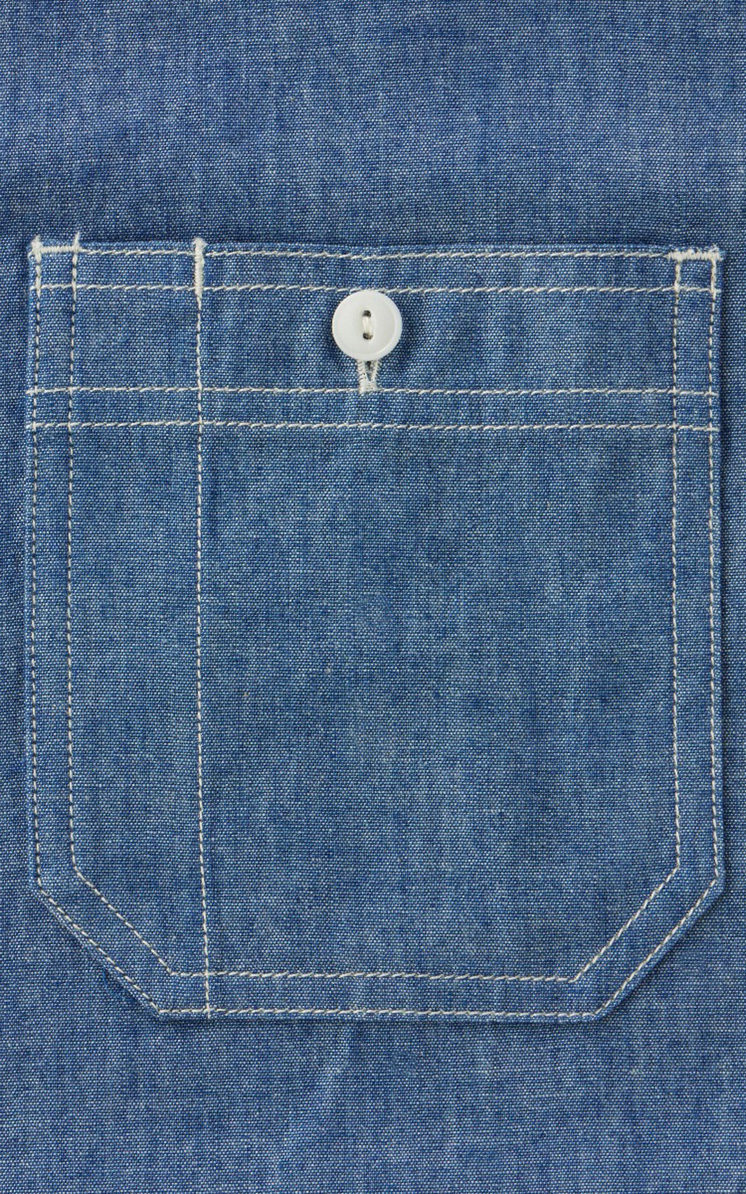 MOMOTARO JEANS MMLS1001 Triple Stitch L/S Chambray Shirt Indigo