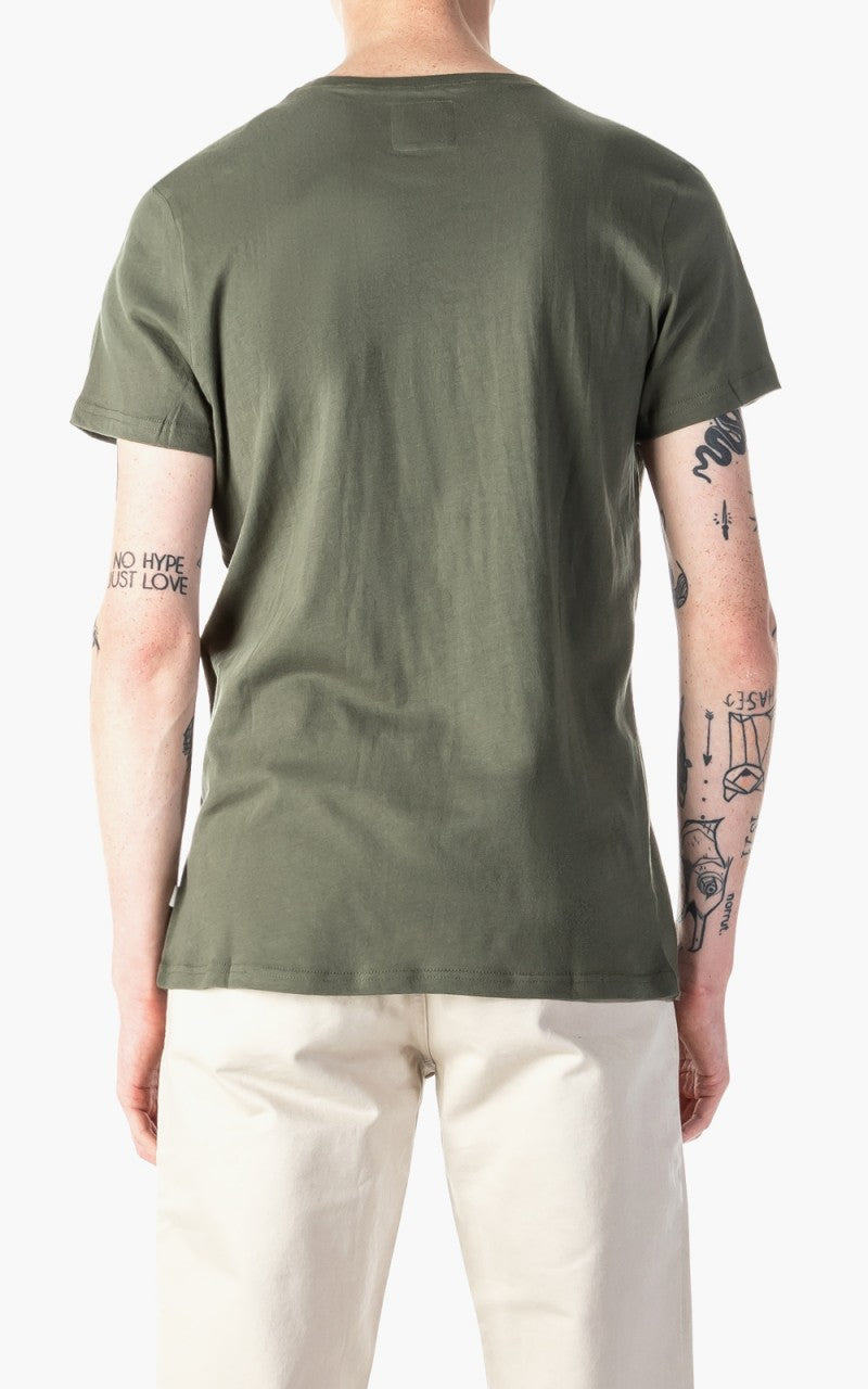 Resteröds R-Neck Tee Olive