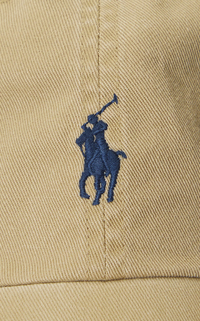 Polo Ralph Lauren Cotton Chino Baseball Cap Tan