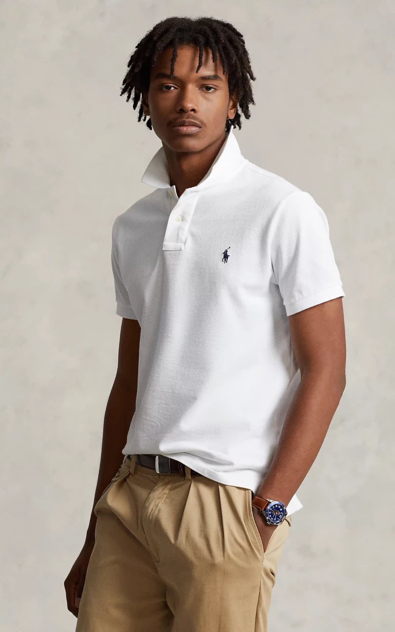 Polo Ralph Lauren The Iconic Mesh Polo Shirt White