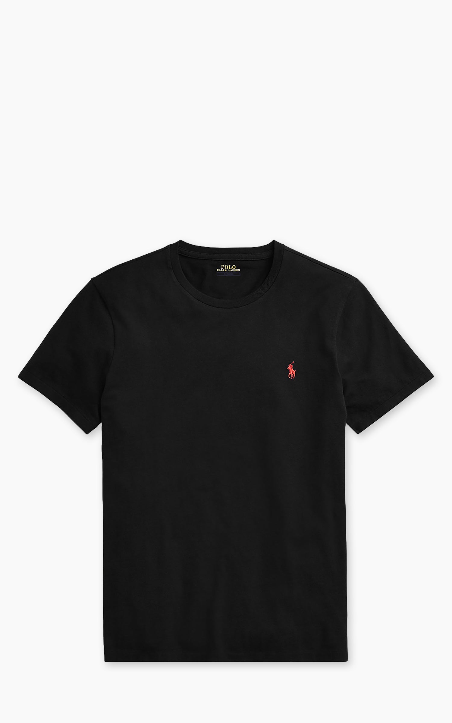 Polo Ralph Lauren Custom Slim Fit Jersey Crewneck T-Shirt Black
