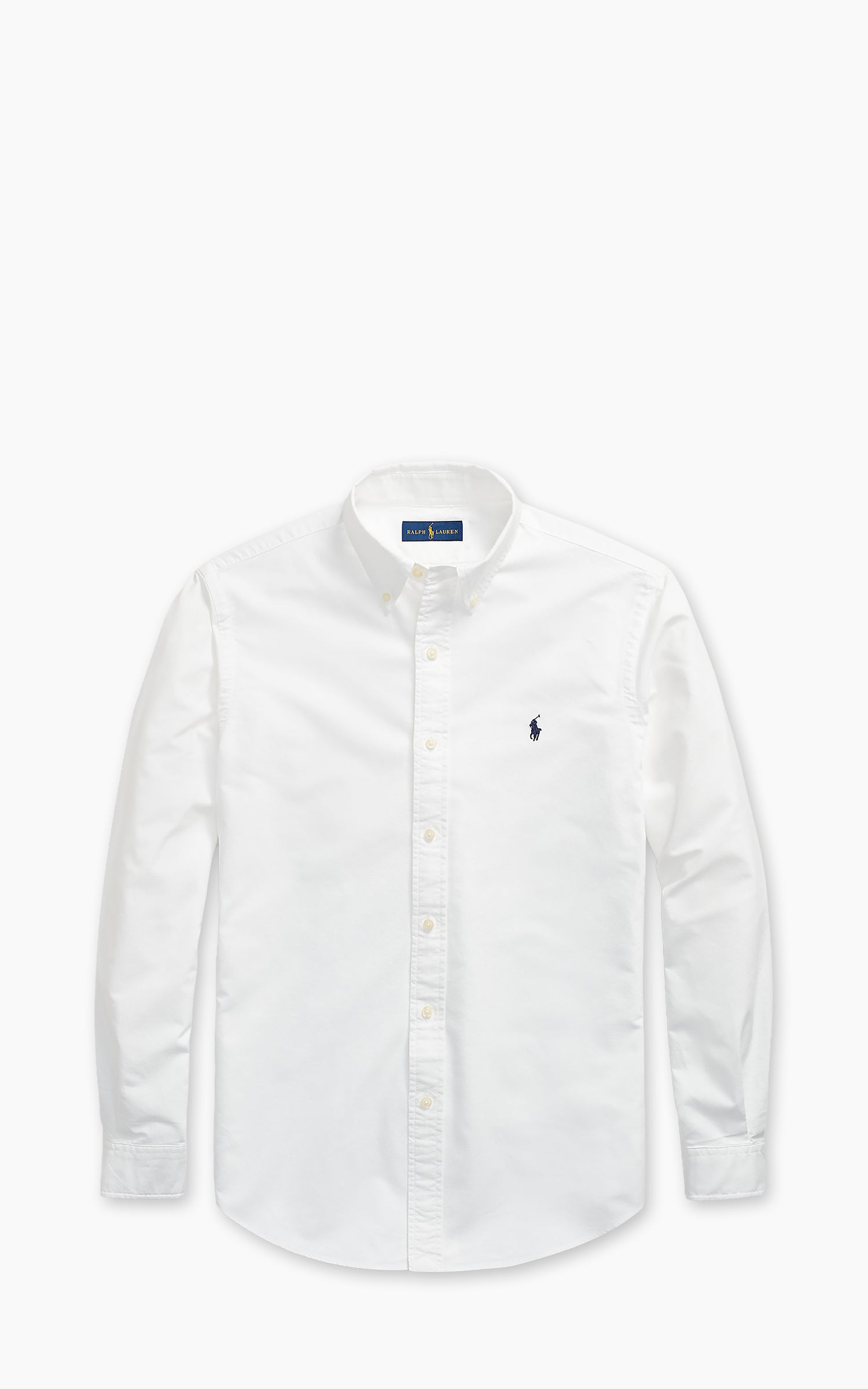 Polo Ralph Lauren Custom Fit Garment-Dyed Oxford Shirt White