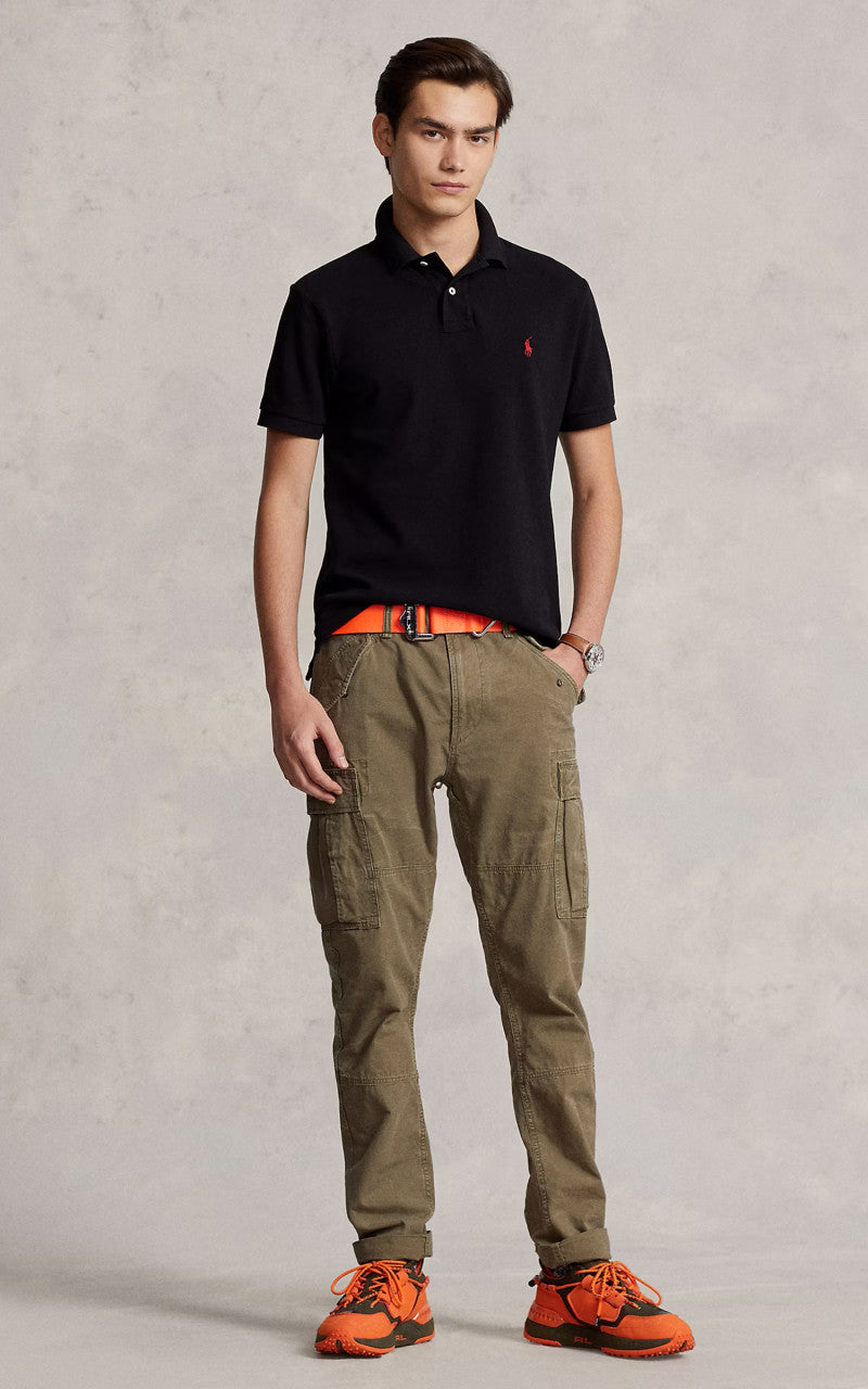 Polo Ralph Lauren Mesh Polo Shirt Black