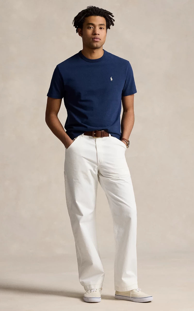 Polo Ralph Lauren Classic Fit Jersey Crewneck T-Shirt Cruise Navy