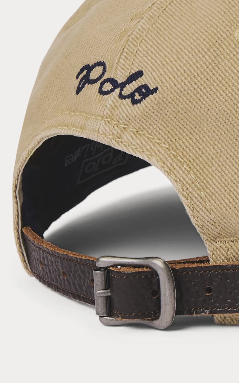 Polo Ralph Lauren Appliquéd Twill Ball Cap Cafe Tan