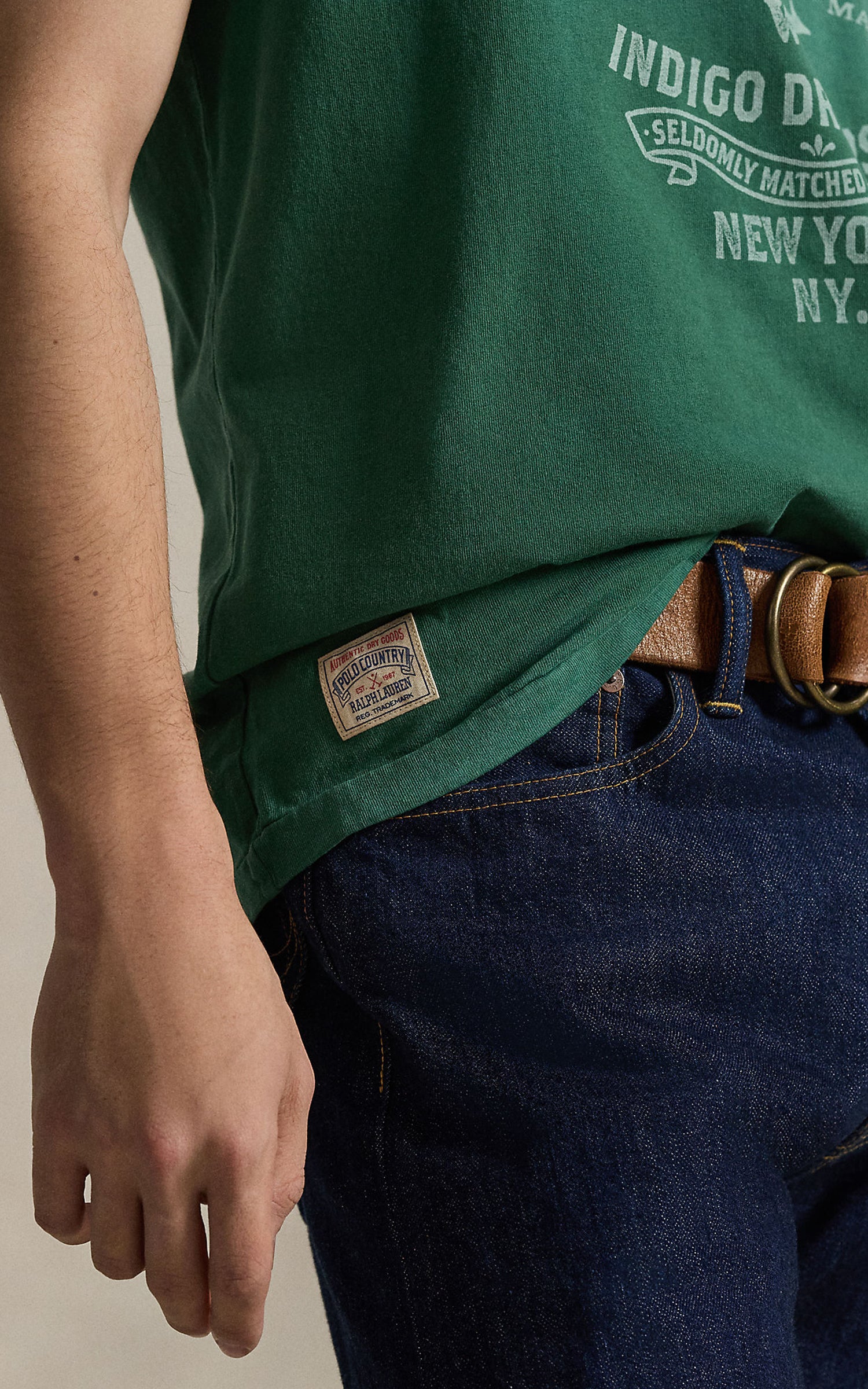 Polo Ralph Lauren Classic Fit Jersey Graphics T-Shirt Antique Green