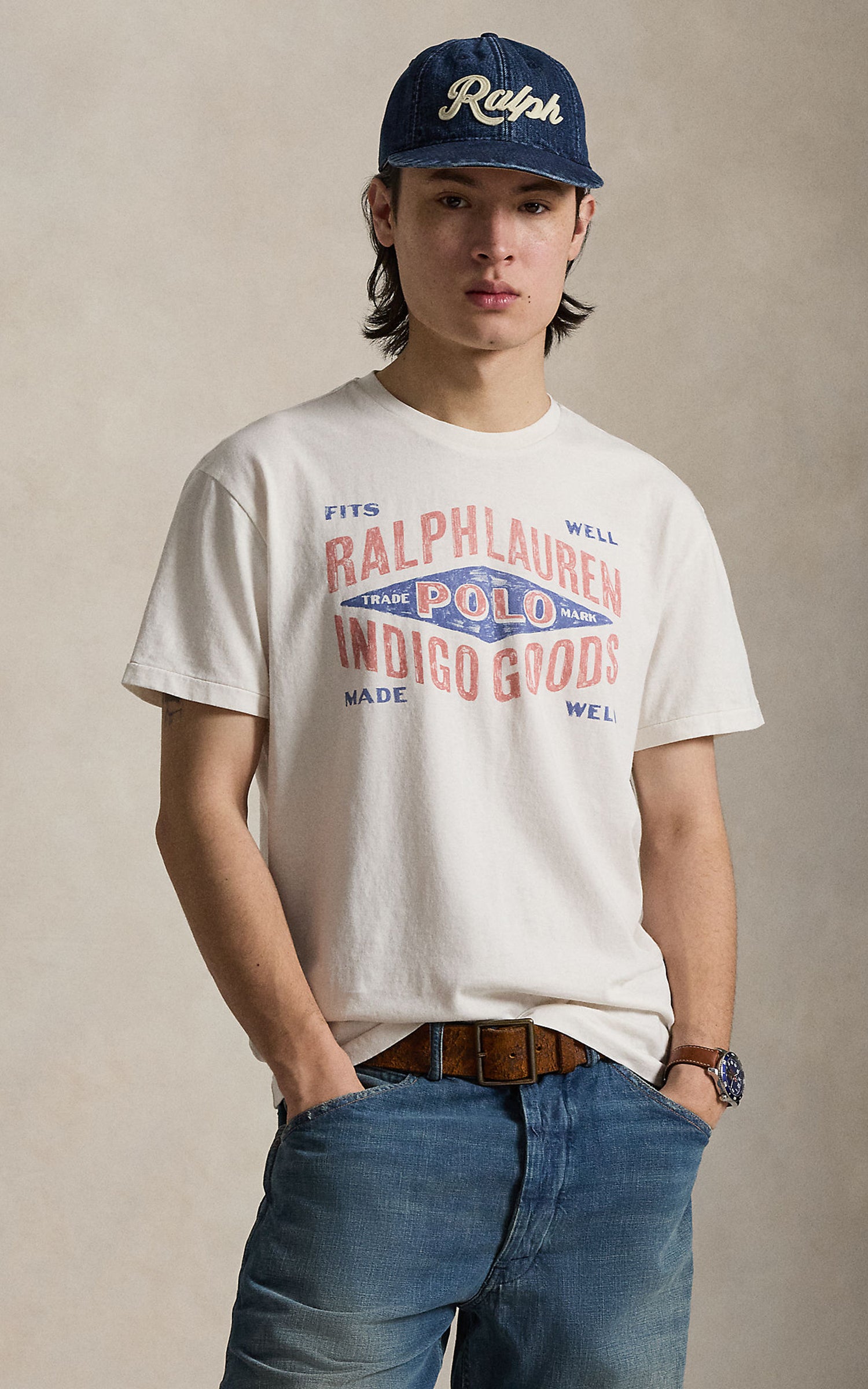 Polo Ralph Lauren Classic Fit Jersey Graphics T-Shirt Nevis