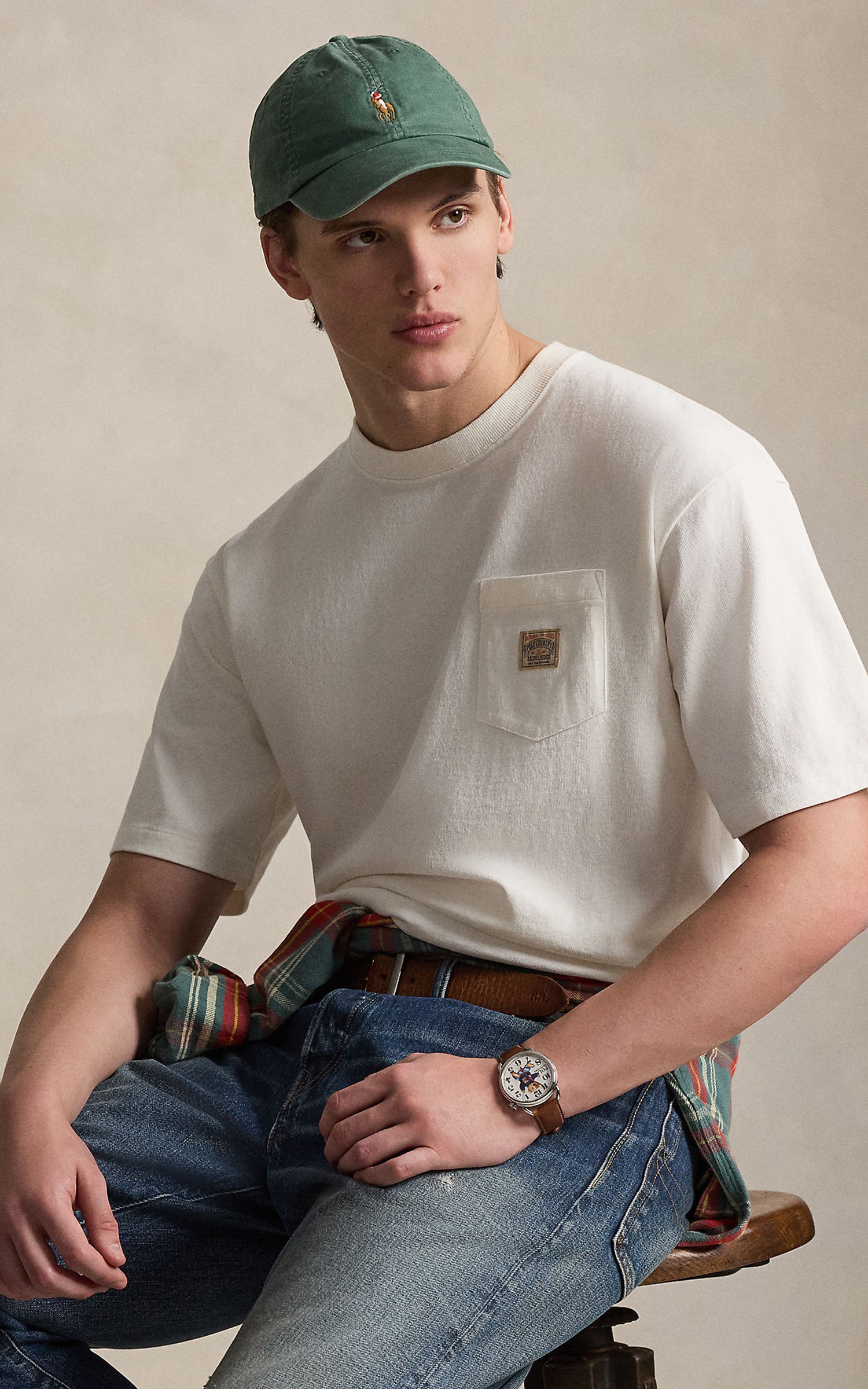 Polo Ralph Lauren Relaxed Fit Heavyweight Jersey T-Shirt Nevis