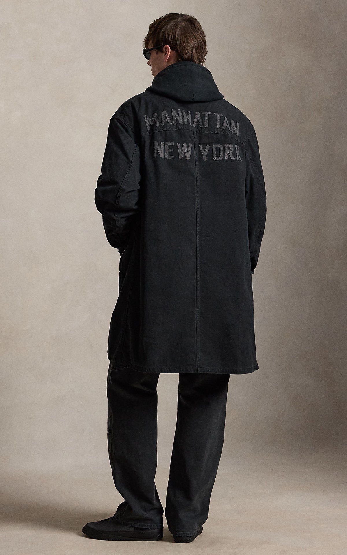 Polo Ralph Lauren The Crestone Garment-Dyed Canvas Coat Black