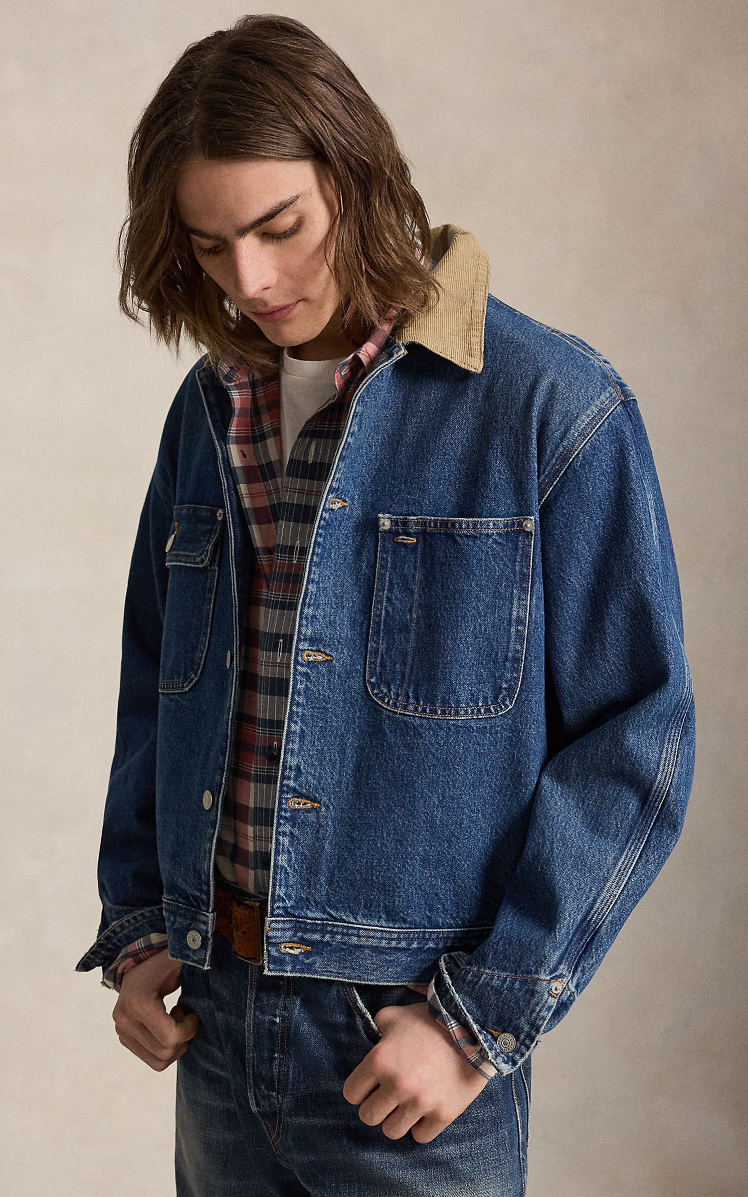 Polo Ralph Lauren Denim Corduroy-Collar Trucker Jacket Outpost