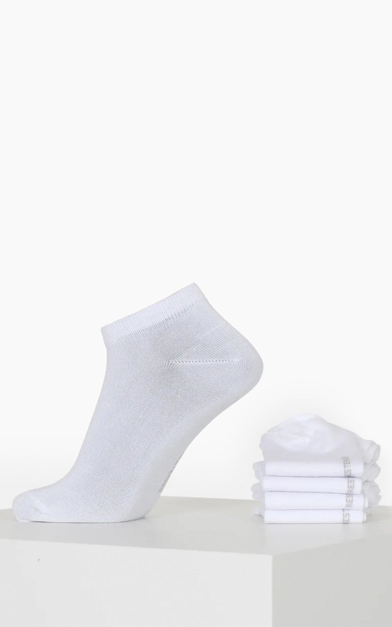 Resteröds Ankle Socks Bamboo 5-Pack White
