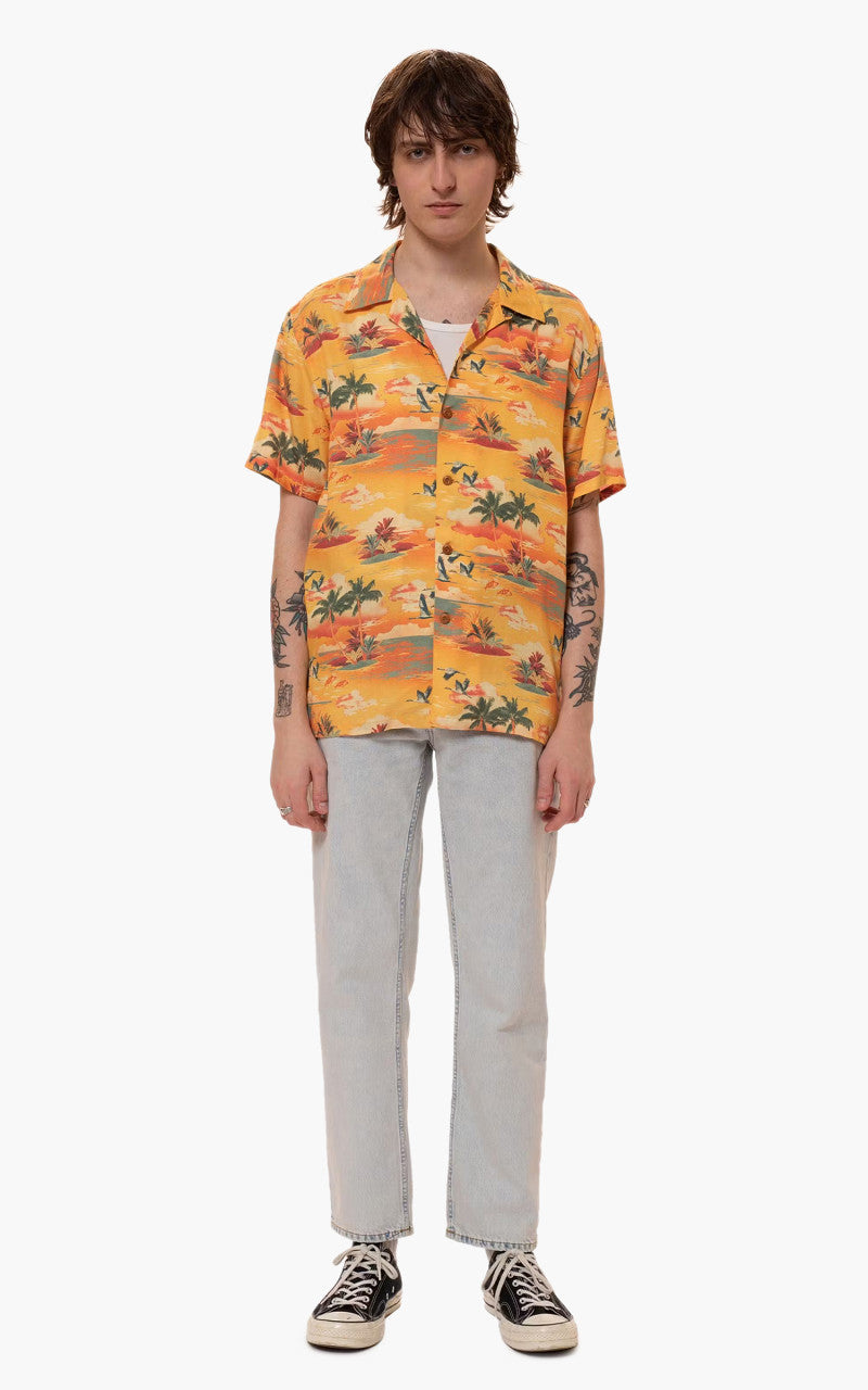 Nudie Jeans Arvid Hawaii Sunflower