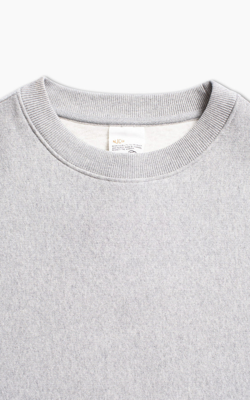 Nudie Jeans Hasse Crew Neck Greymelange