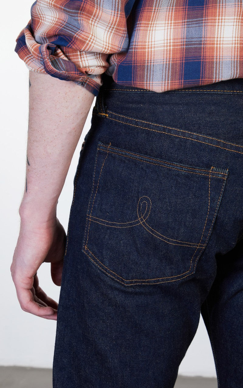 RRL Straight Fit Selvedge Jean One Wash