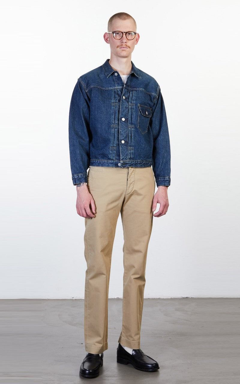RRL Officers Flat Pants New Military Khaki