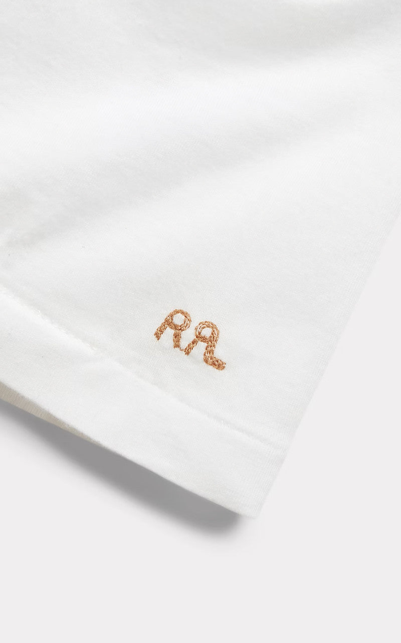 RRL Jersey Crewneck T-Shirt White
