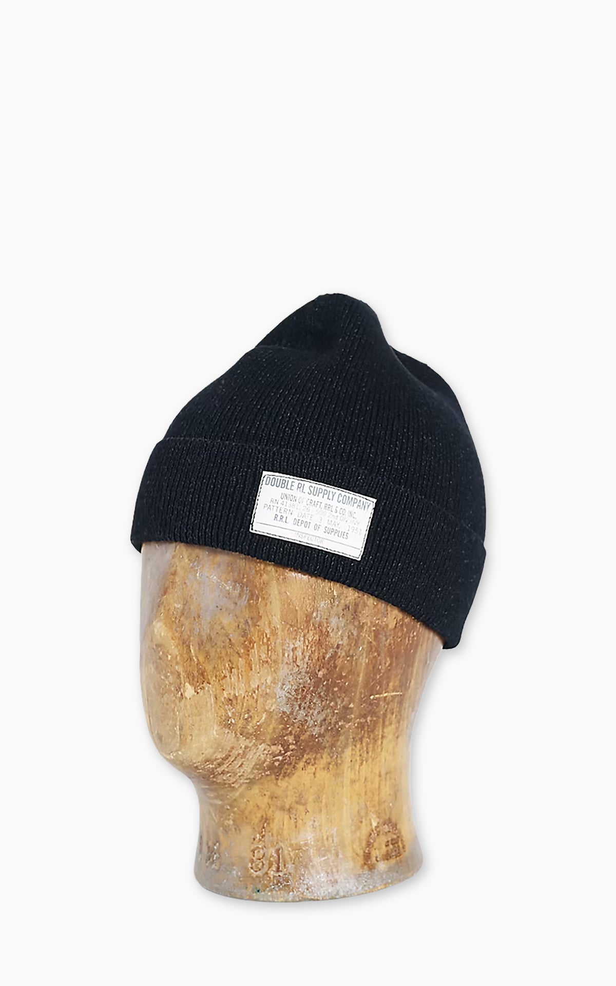 RRL Indigo-Dyed Cotton Watch Cap Black Indigo