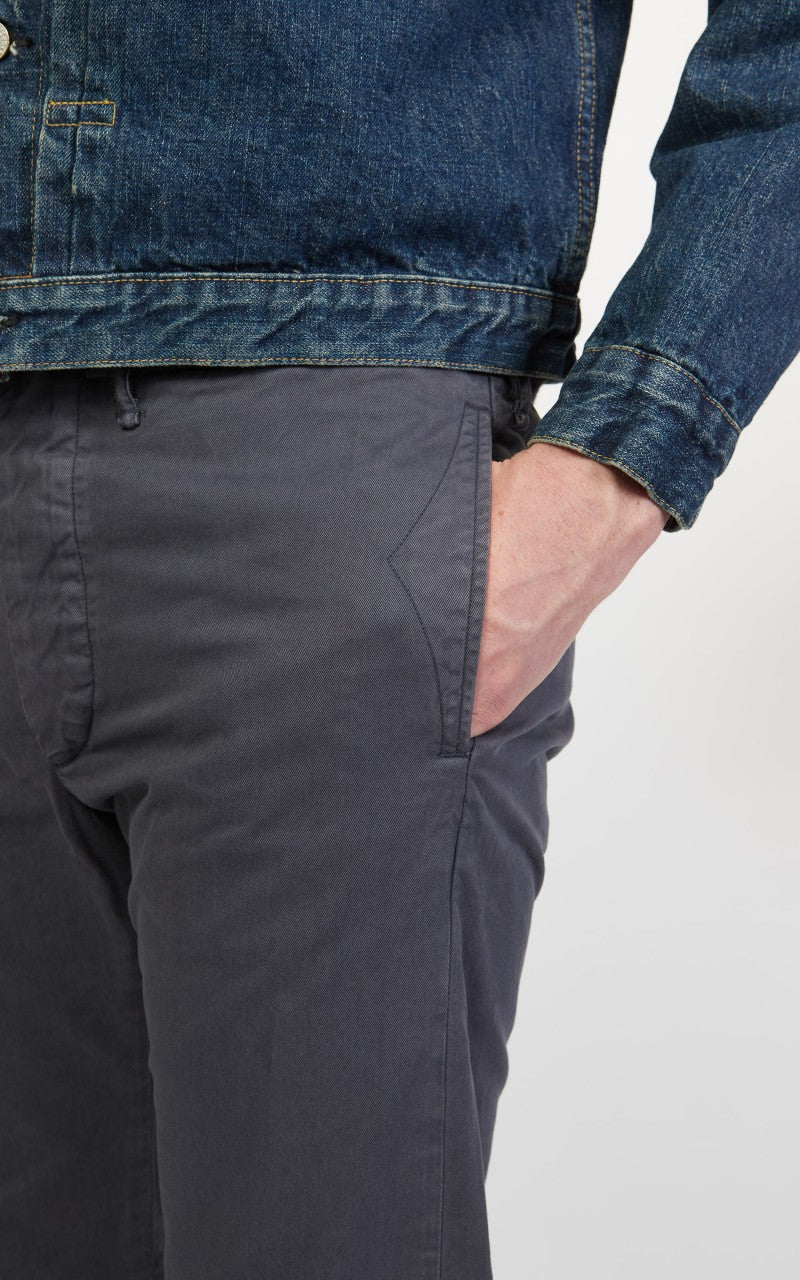 RRL Officers Flat Pants Navy