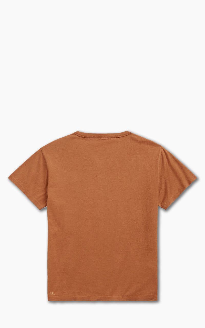 RRL Garment-Dyed Pocket T-Shirt Orange