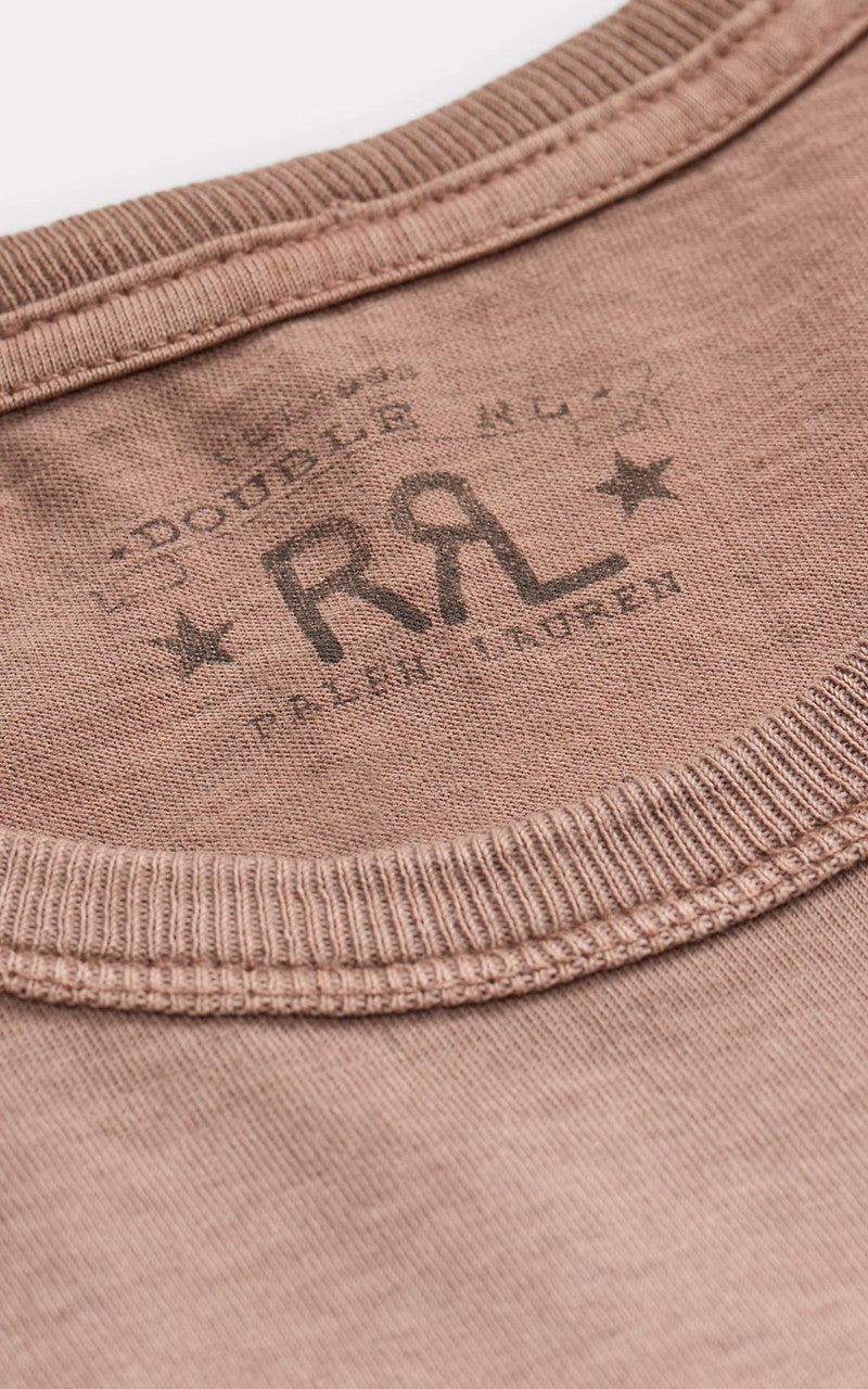 RRL Garment-Dyed Pocket T-Shirt Desert Rose