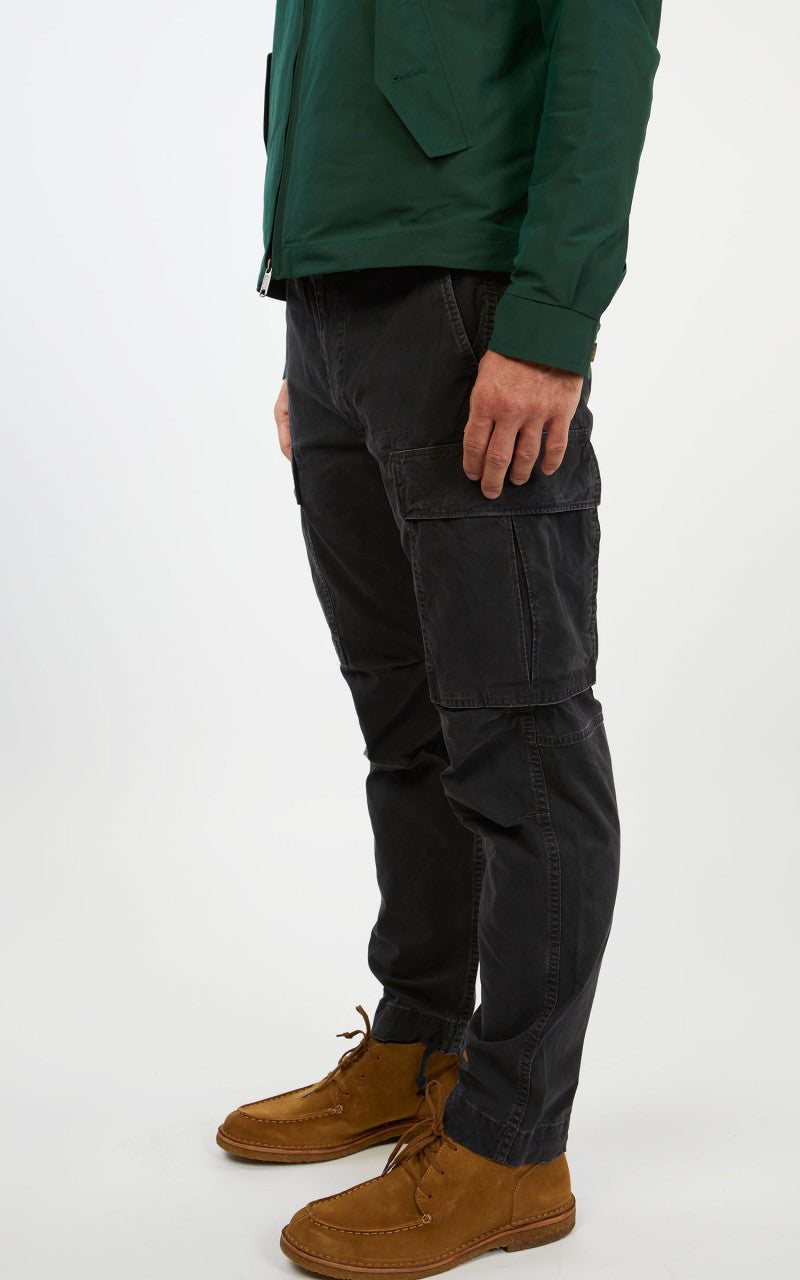 RRL Canvas Surplus Cargo Pant Black