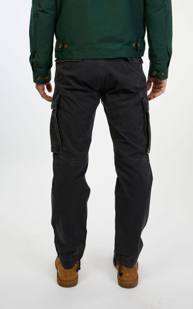 RRL Canvas Surplus Cargo Pant Black