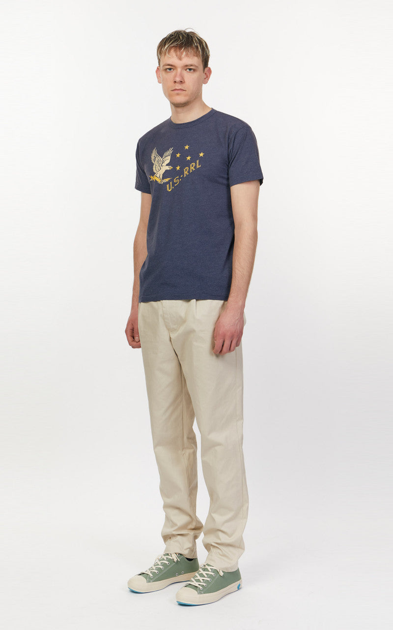 RRL Graphic Tee Blue