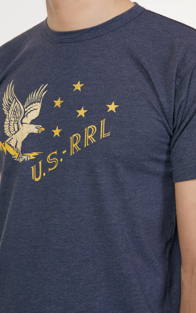 RRL Graphic Tee Blue