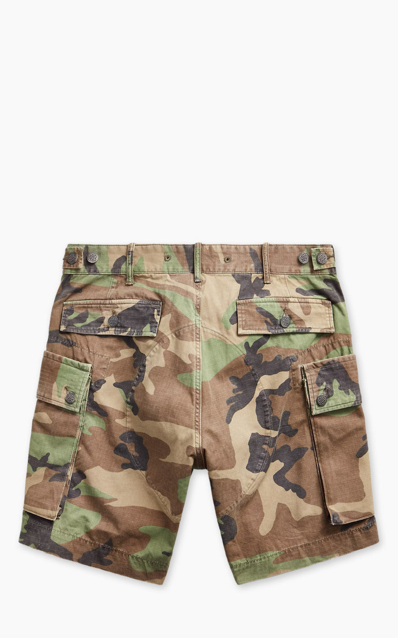 RRL Camo Ripstop Cargo Short Woodland Camo