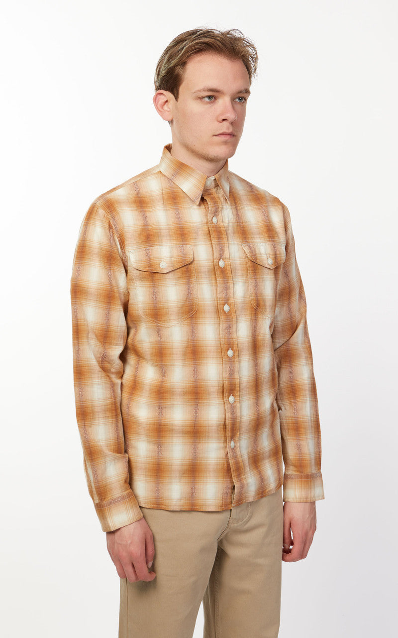 RRL Work Shirt Tan/Cream